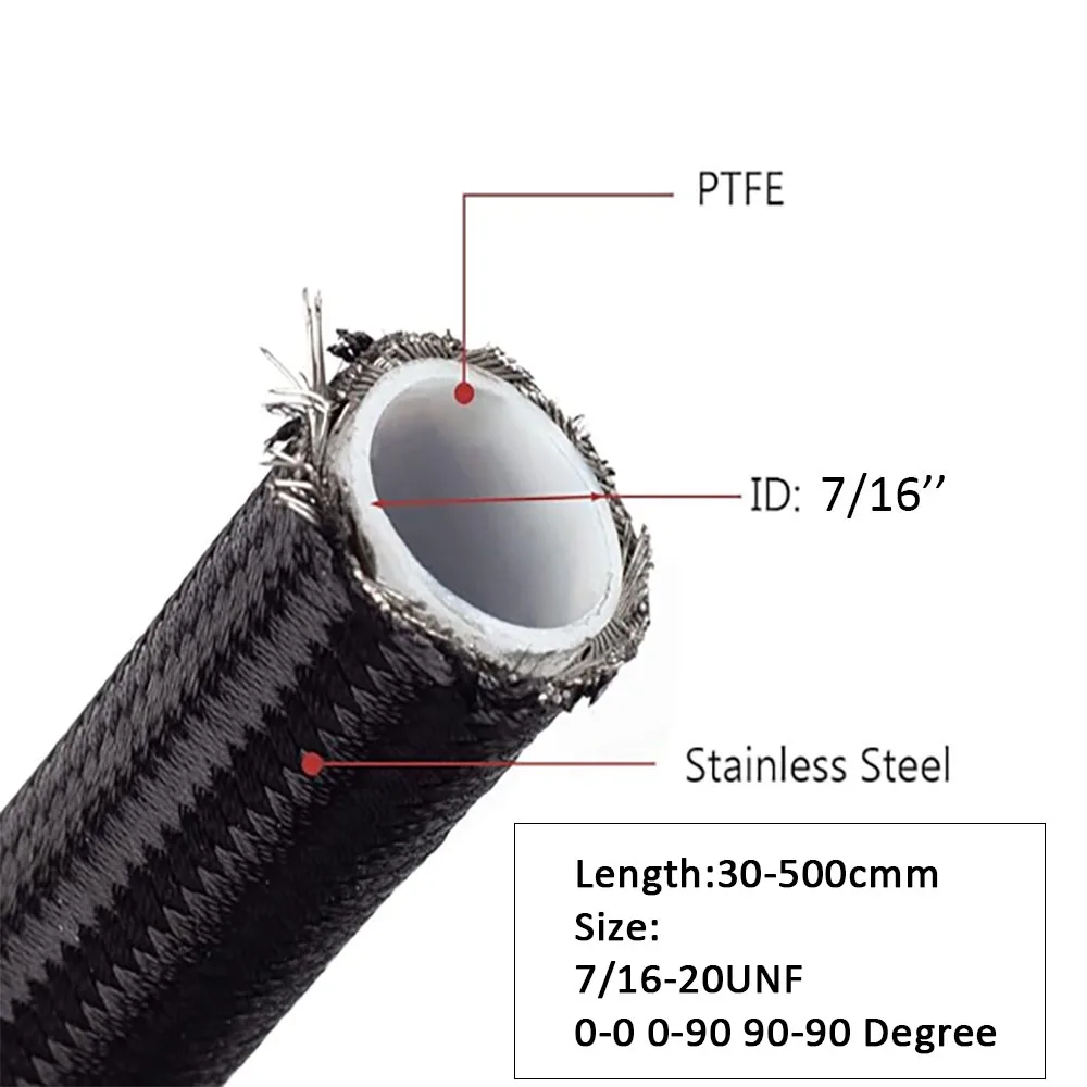 4AN PTFE Stainless Steel Braid - Ptfe Tape Thread review and price