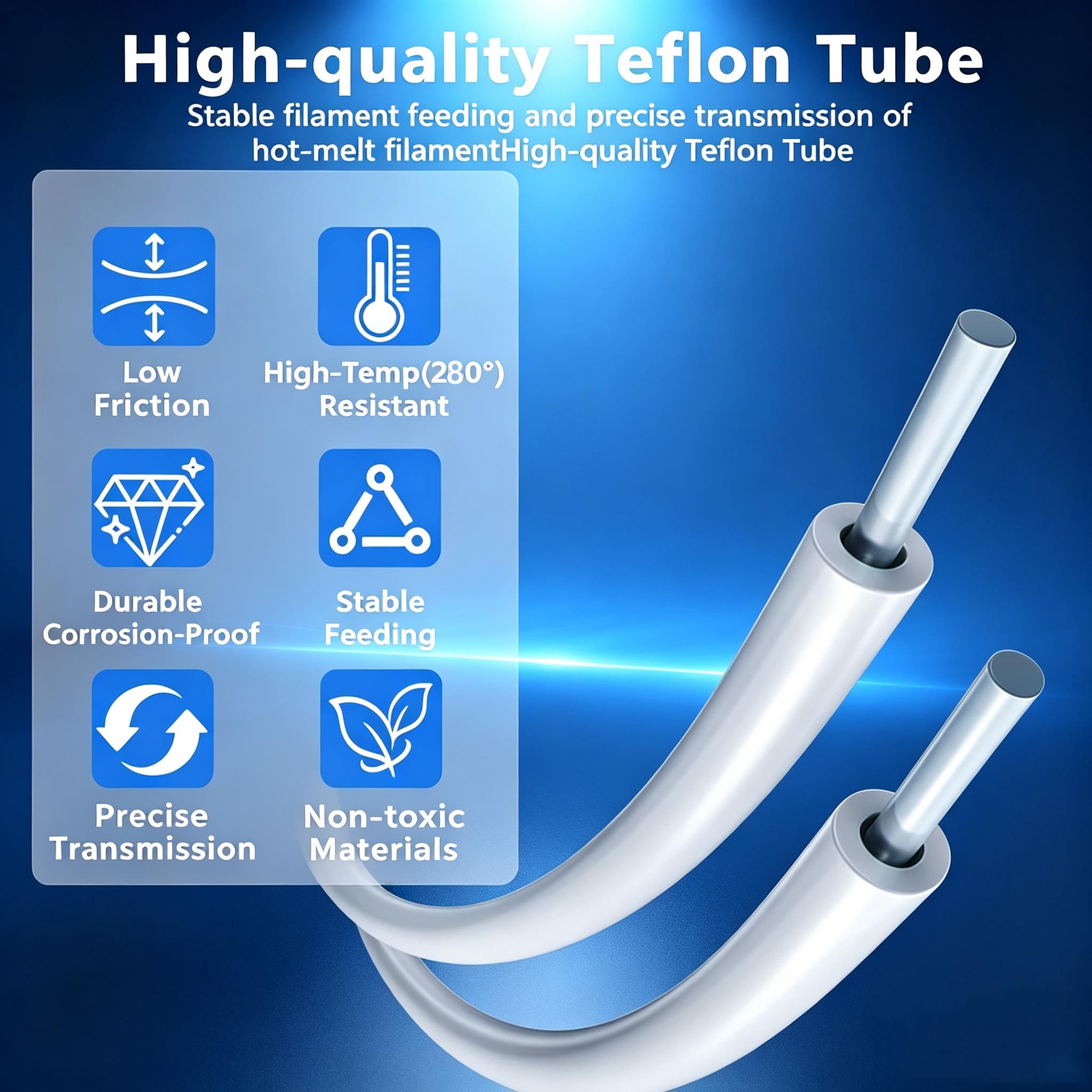 2.5×4mm PTFE Teflon Tube for B - Ptfe Tape Thread review and price