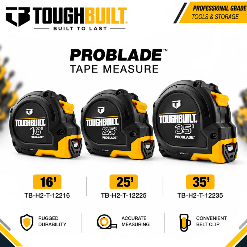 TOUGHBUILT 16ft/25ft/35ft Seri - Stanley Tape 25Ft review and price