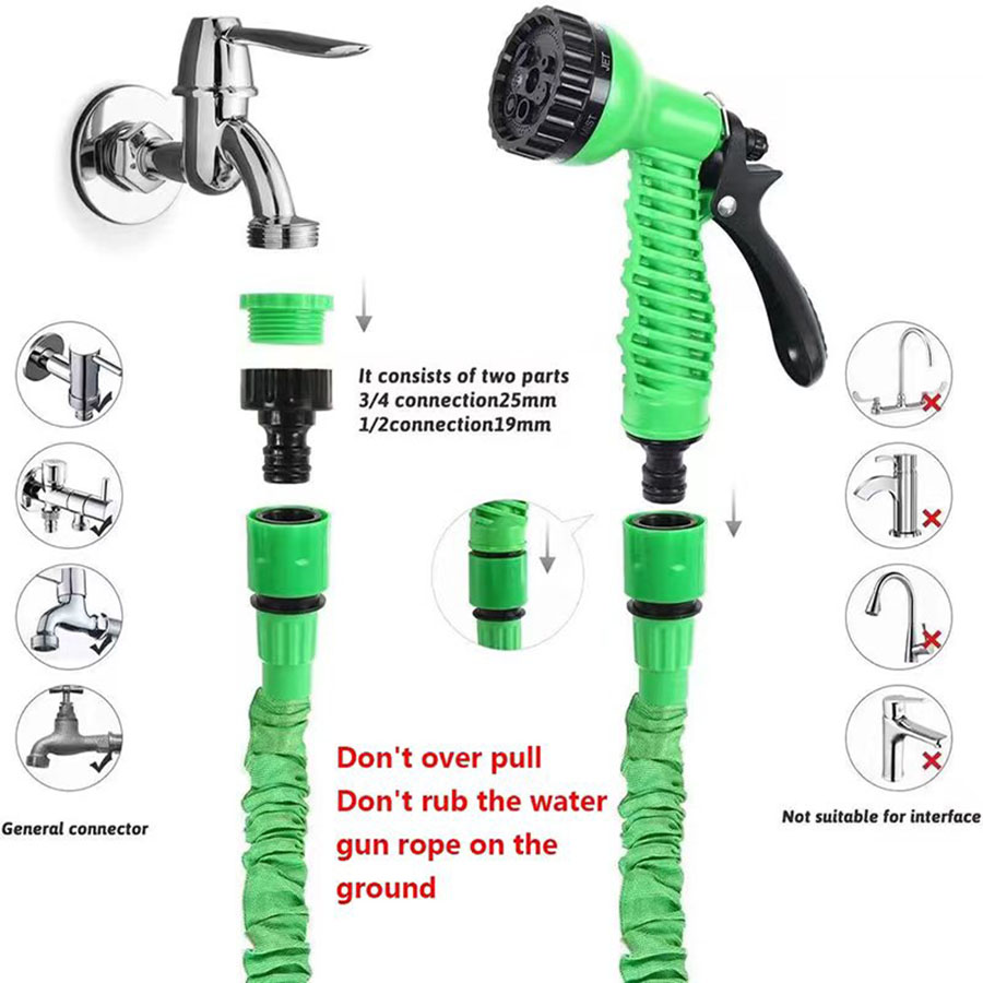 25FT-200FT Expandable Magic Ho - Flexible Hose Braided review and price