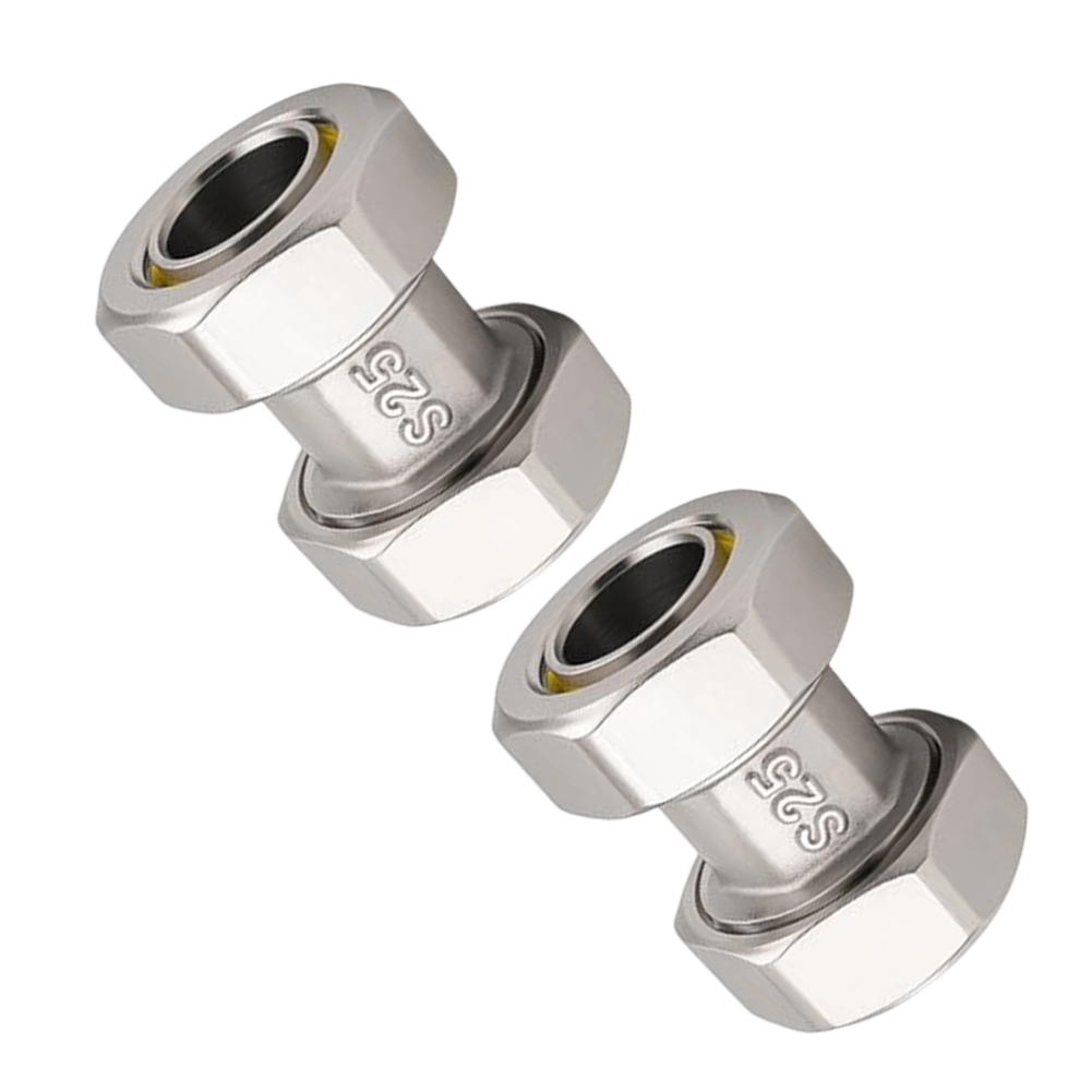 2Pcs 3/4 Inch Nickel Plated Br - Compression Fitting Brass review and price